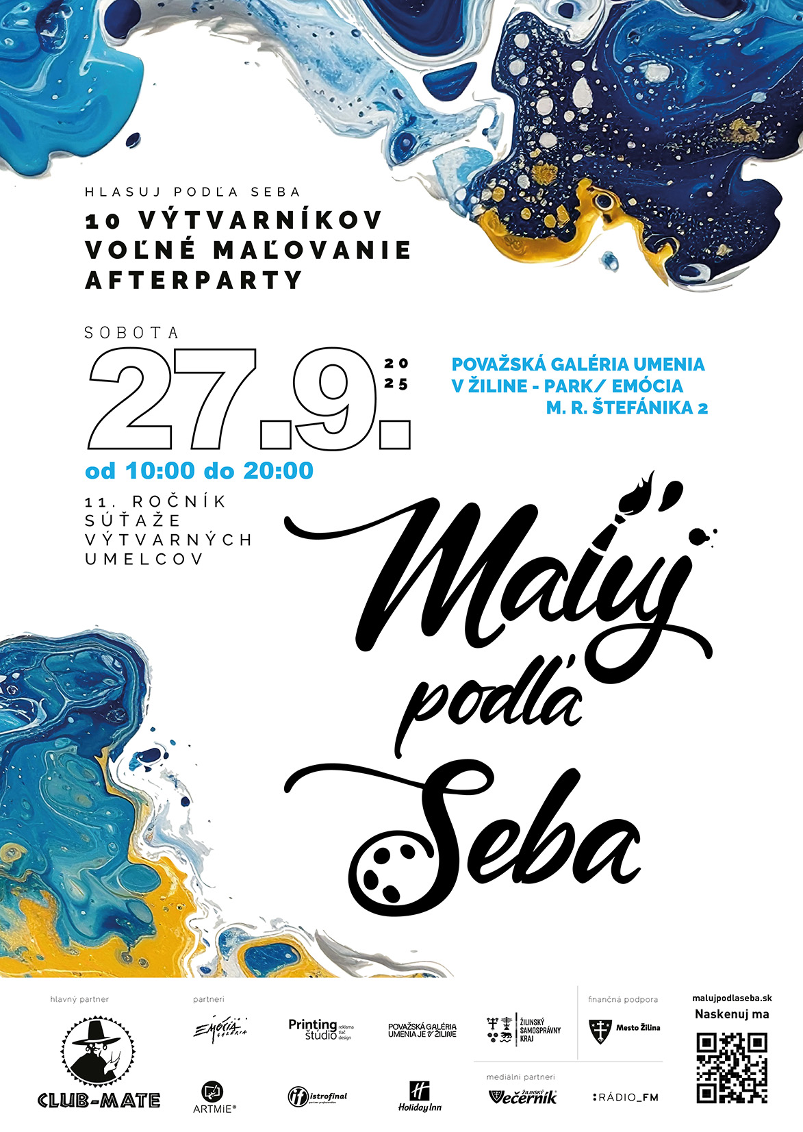 Maluj Podľa Seba plagat